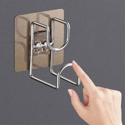 Punch-Free Sticky Hook Bathroom Kitchen Traceless Washbasin
