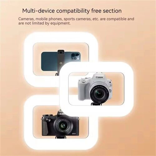 New Handheld Ring LED Rechargeable Fill light Portable Mobil