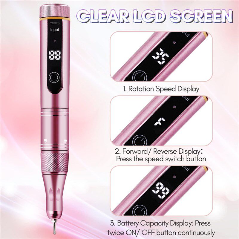 Cordless Nail Drill Machine Electric Nail Drill For Acrylic