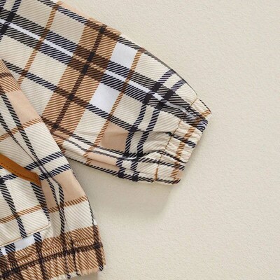 Toddler Baby Boy Clothes Fall Winter Outfit Contrast Color L
