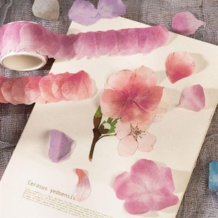 200PCS/Roll Sticker Adorable Flower DIY Scrapbook Petals贴纸