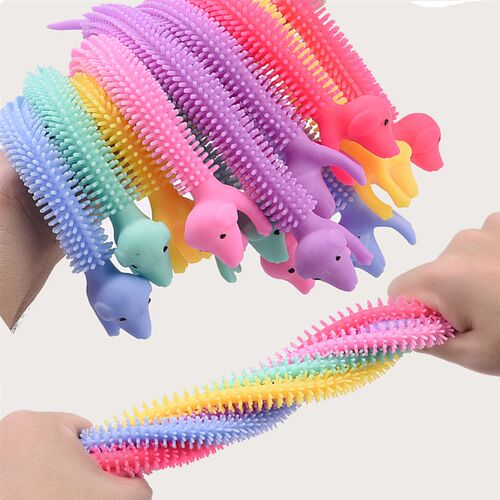 Worm Noodle Stch String TPR Rope Anti Sss Toys String Fidget