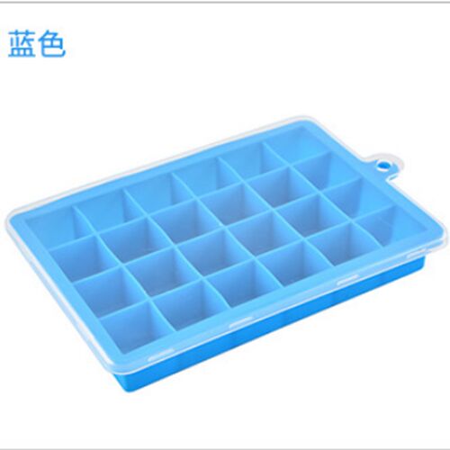Silicone Ice Cube Maker Trays with Lids for Freezer Icecream