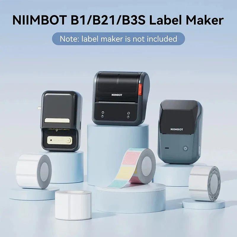 Niimbot Thermal Label Paper er Roll White Self-adhesive Pape图片