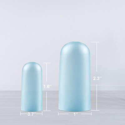 2pcs Soft Silicone Toe Sleeve Cap Foot Corns Blisters Callus