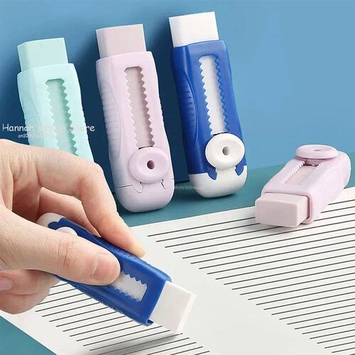 Penil Eraser Useful Labor-saving Push Pull Rubber Creative W