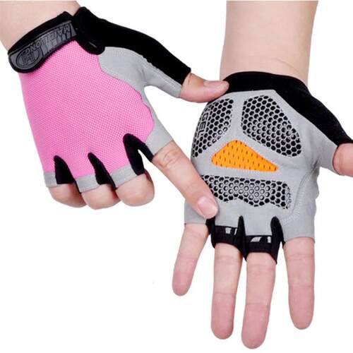 HOT Cycling Anti-slip Anti-sweat Men Women Half Finger Glove
