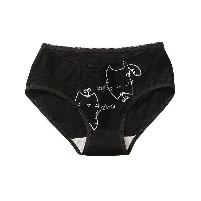 5Pcs/set Cotton Cartoon Cute Panties Girls Short Underwear图片