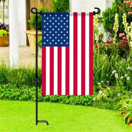 Garden Flag Stand Garden Flag Pole Holder with Clip and