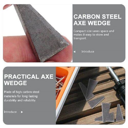 10 Pcs Triangle Wedge Axe Handle Fixing Accessory Iron Nail