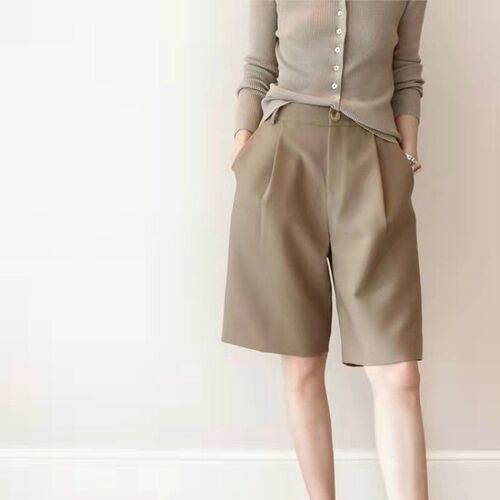 Pear-shaped suit shorts for women, summer thin temperament c