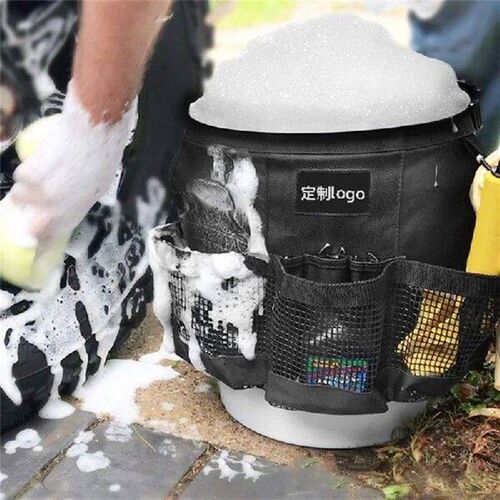 AUAU-Bucket Storage Bag, Car Wash Bucket Carrier With Mesh