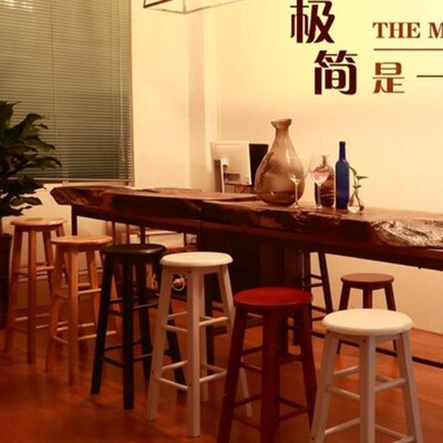 Contemporary and contracted the bar chair european-style。
