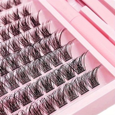 DIY Lash Extension Kit Lash Clusters With Bond Cluster Lashe