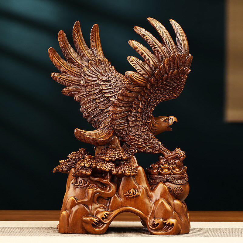 大展宏图老鹰摆件招财聚宝盆大鹏展翅客厅办公室装饰公司开业礼品,家居饰品,国学摆件,淘宝优惠券,粉丝福利购,淘宝优惠卷