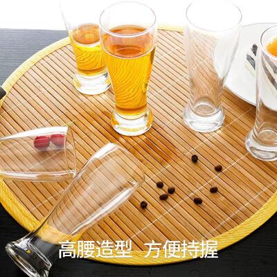 Large crystal edinger beer glass high-grade wheat cup large