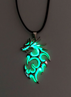 Vintage Punk Luminous Glowing In The Dark Moonstone Dragon