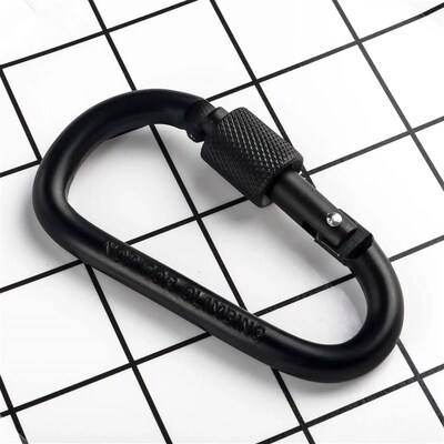 Tactical Carabiner Tourist Carabin Clip Keys Keychain Set Al