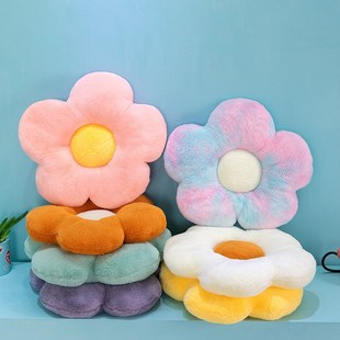 35cm Flower Plush Pillow Soft Plant Sunflower Chair Cushion