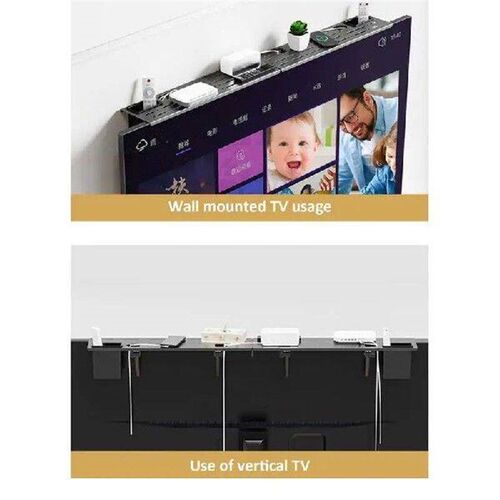 Screen Top Storage Shelf Rack Holder 90cm Adjustable