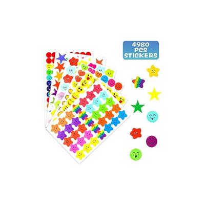 60 sheets face Star heart reward stickers  for kids Teachers