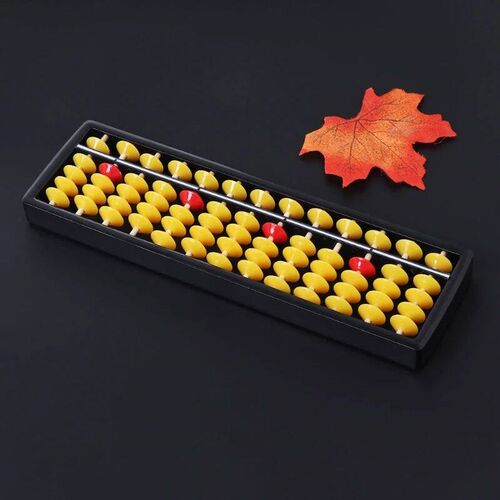 Abacus Soroban Beads Column Kid School Learning Tools Educat
