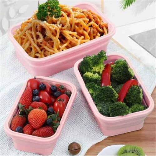 Kitchen Tools Collapsible Silicone Food Container Portable