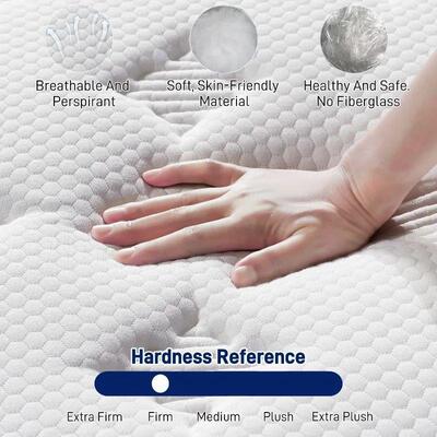 Full Size Mattress, Upgrade Strengthen 10 Inch Firm Hybrid F