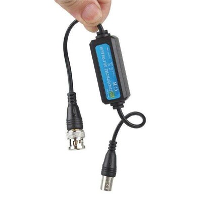 Passive BNC Male to Female Video Ground Loop Isolator No