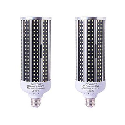 ZYCYLIGHT LED Corn Bulb 80 Watt (500W Equivalent),E39 Mog