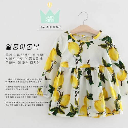 Long Sleeve Girls Spring Autumn Winter Princess Dress Dress