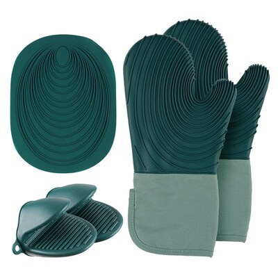Silicone insulated gloves microwave oven baking kitchen glov