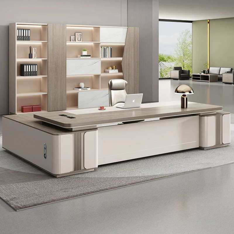 现代轻奢老板桌椅组合简约现代董事长办公室单人大气班台经理桌子,3C数码配件,其它配件,淘宝优惠券,粉丝福利购,淘宝优惠卷