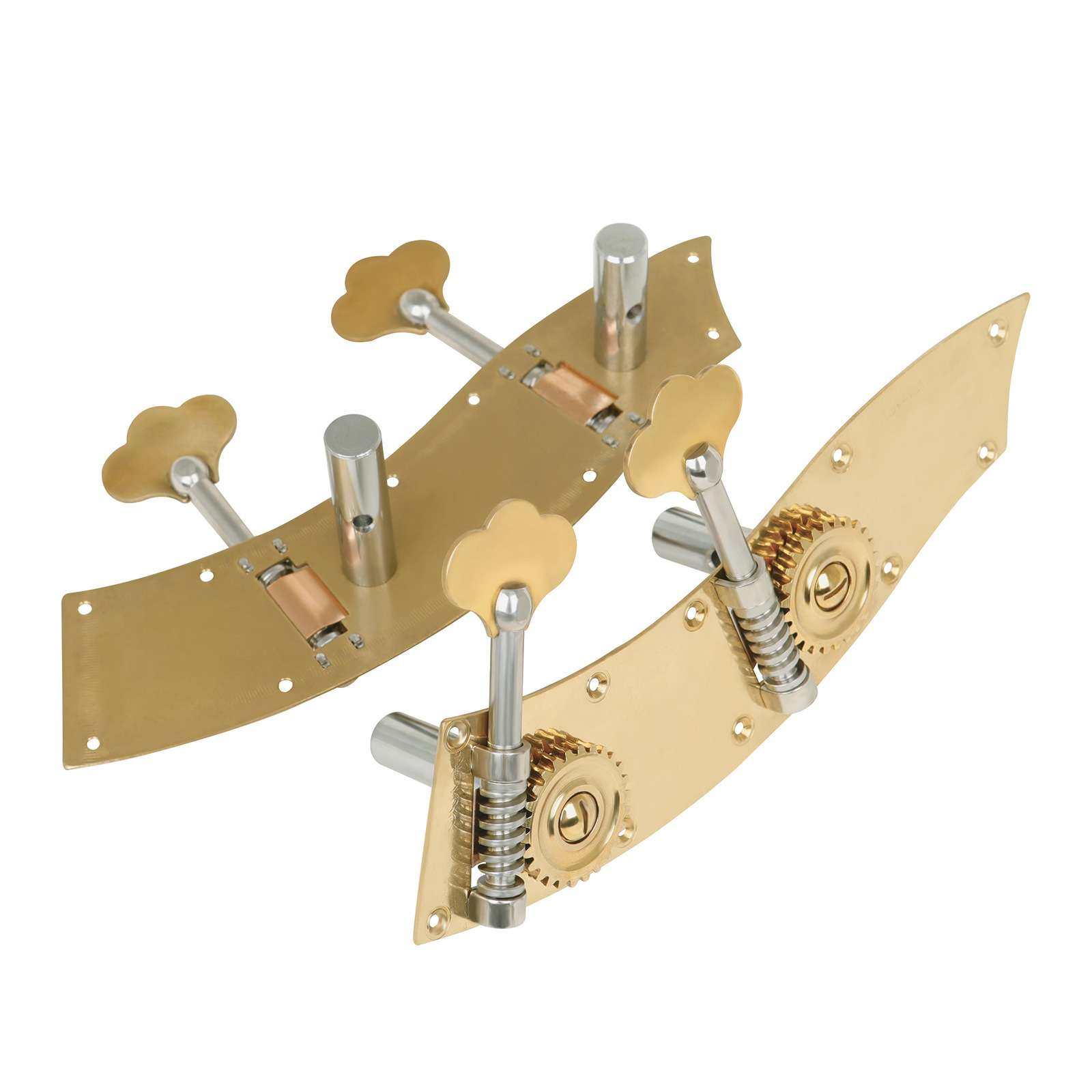 大贝司旋钮低音贝司提琴弦钮古典金色金属开放式贝斯弦钮琴轴