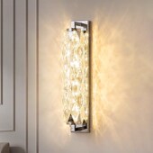 水晶壁灯法式 客厅豪华壁灯楼梯餐厅卧室床头灯具客厅电视背景墙灯