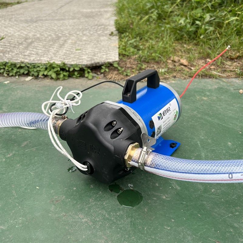 充电式浇菜抽水泵农用灌溉抽水机12v24v60伏大功率500瓦家用小型