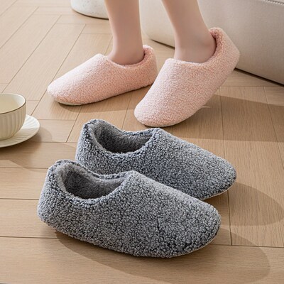 plush winter women men slippers slipper indoor cotton shoes