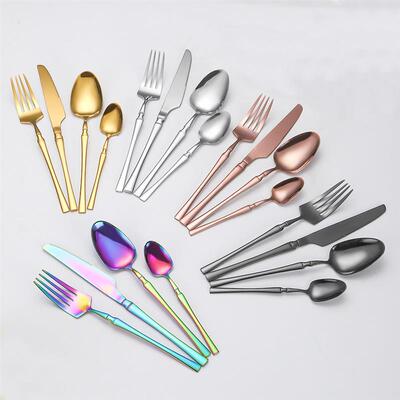 Stainless steel tableware 24 piece set steak knife gift box