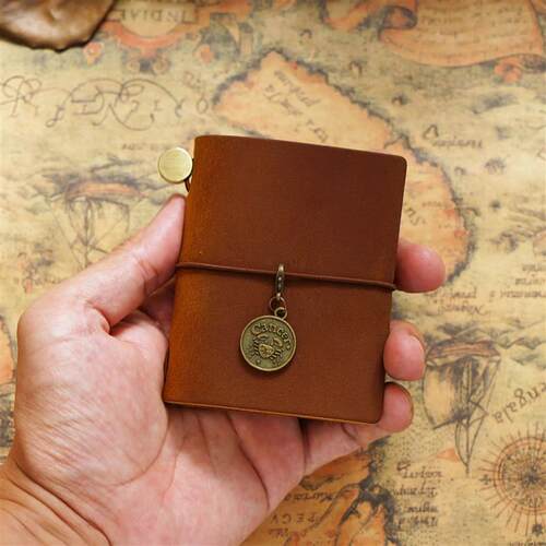 Travelers Notebook - MINI Foldable Diary - Top Layer Cowhid