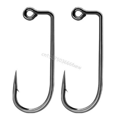 50Pcs Fishing Aberdeen Jig Hook, 90 Degree Jig Hook Set