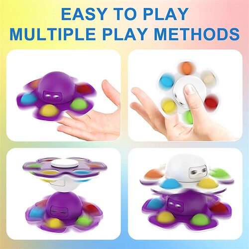Antistress Push Bubbles Fidget Spinner Toys For Adults Child