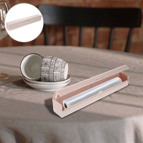Plastic Wrap Storage Box Refillable Cling Film Holder