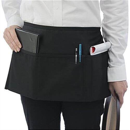 Chef apron polyester cotton half cafe waiter three 厨师围裙