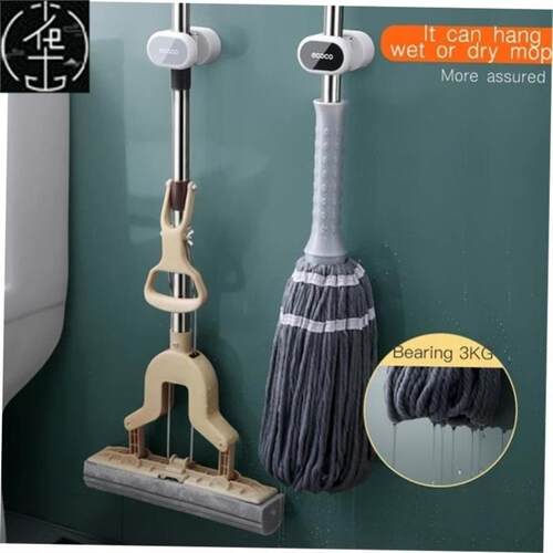 Mop Broom Holder Wall Mounted Mop Holder Hanger Mop Hook