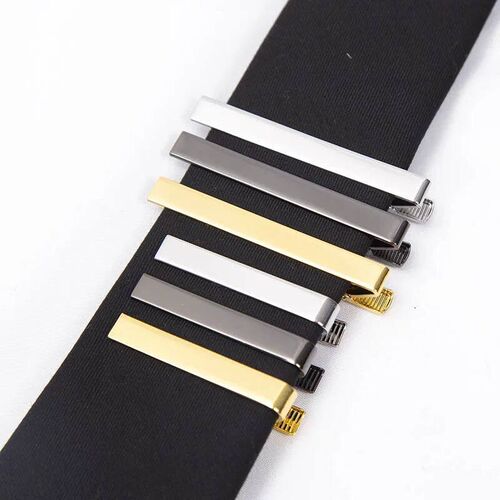 New Tie Clips for Mens Metal Necktie Bar Dress Shirts Tie P