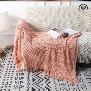 inya knitting bed blanket Throw Bedspread Sofa Chair Bed床毯