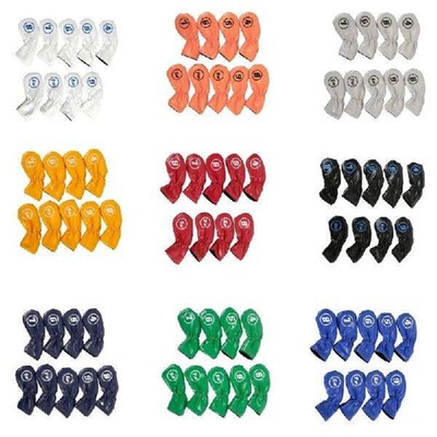 Y1UB 9Pieces Waterproof Golfs Putter Cover Golfs Iron Head