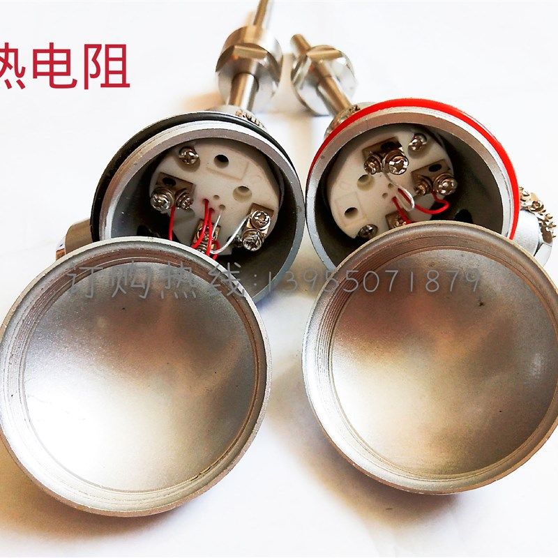 PT100热电阻热电偶一体化温度变送器温度传感器铠装-20m探头