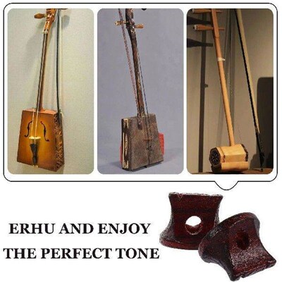 3 Pcs Rosewood Erhu Bridges Durable Brown Musical