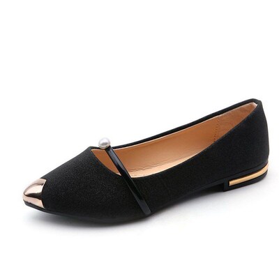 Summer 2018 Womens Shoes Pointed Toe Flat Shallow Slipon Sho